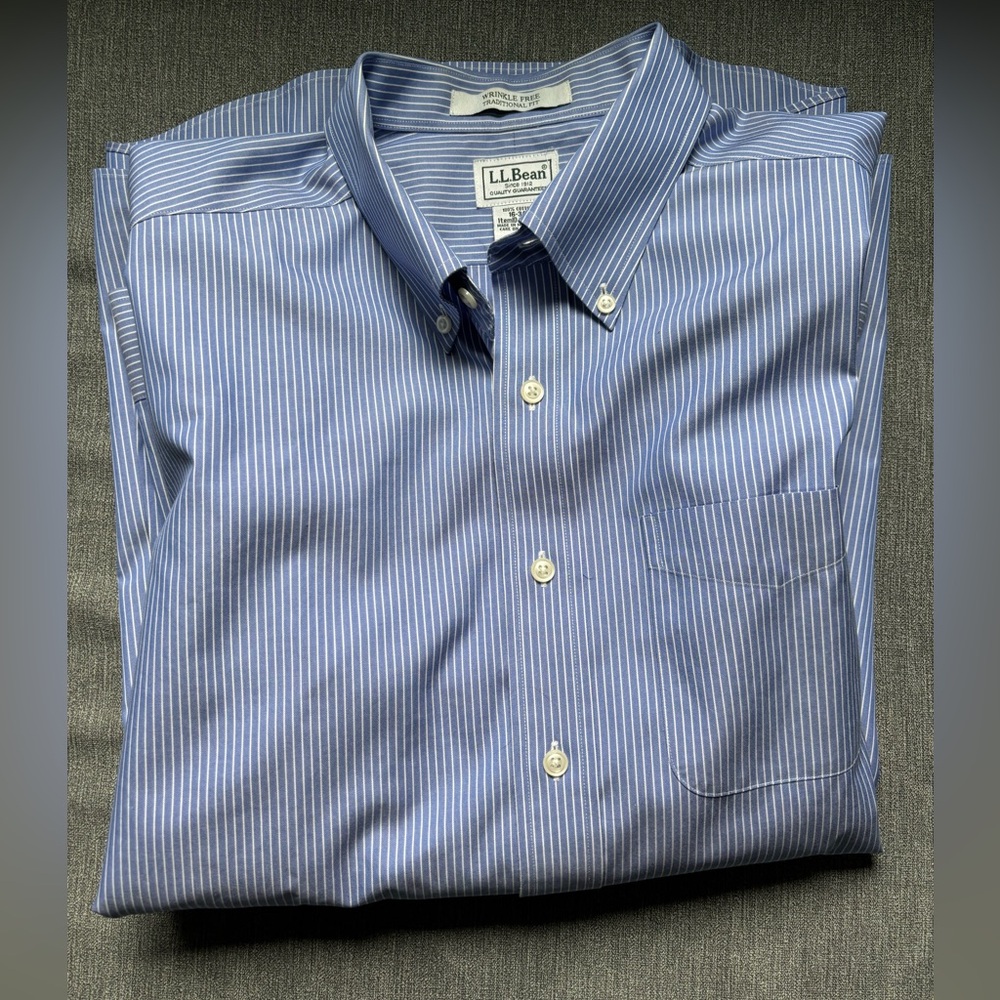 LL Bean button up shirt